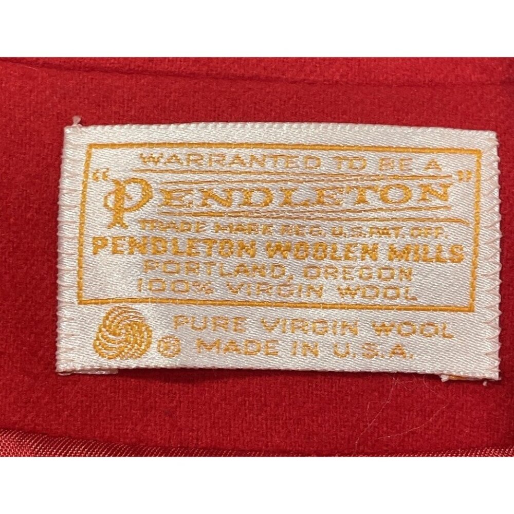 Pendleton Red Single-Button Blazer - Picture 7 of 8